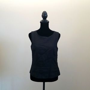 Womens black formal tank top
